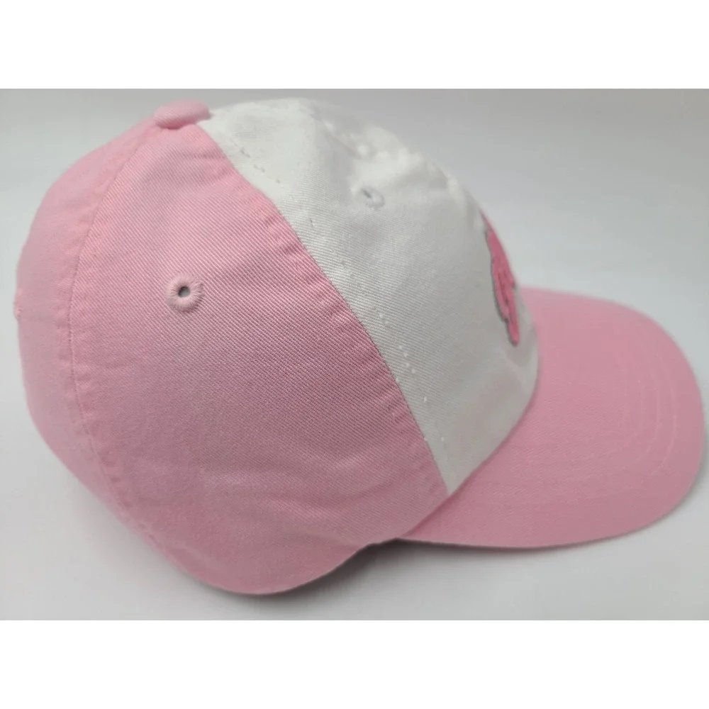 Youth Schaumburg Flyers‎ Zephyr Adjustable Hat Cap Northern League White Pink